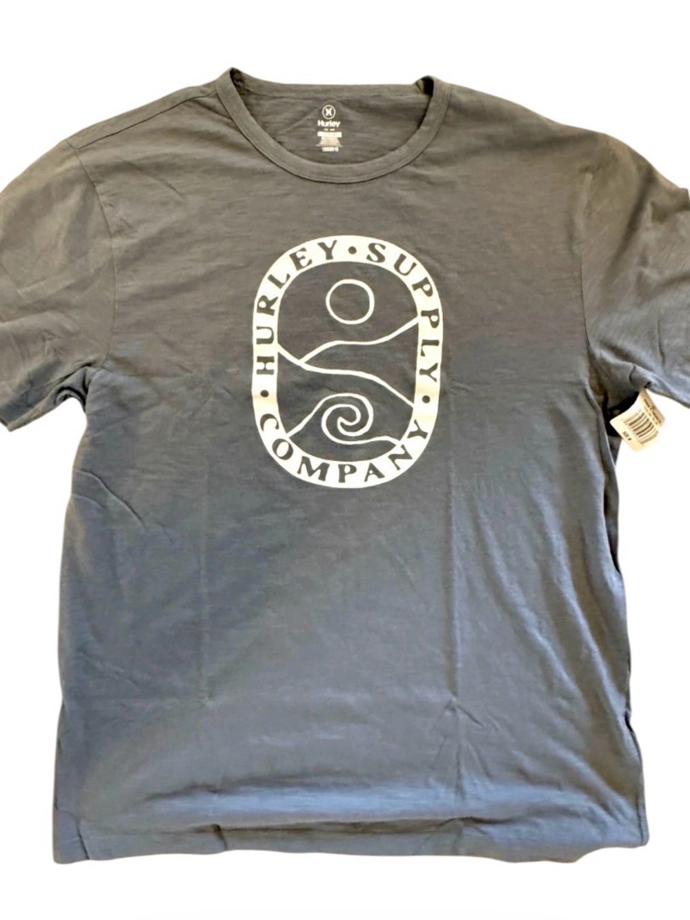 Hurley Men's Slate Graphic Logo T-Shirt XXL